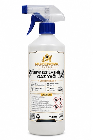 Gaz Lambası Yağı 500 Ml Sprey - Motosiklet Zincir Ve Motor Temizleme, Zift Sökücü Sprey, Gaz Lambası Yakıtı Seyreltilmemiş Gaz Lambası Yağı
