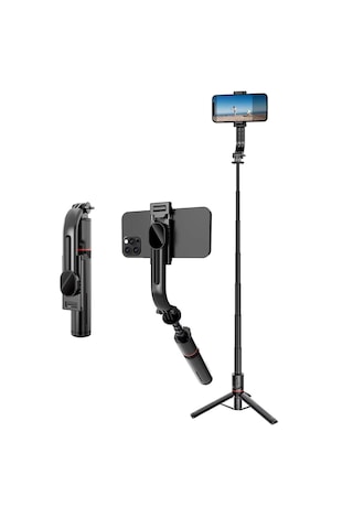 T16 Selfie Çubuğu Uzaktan Kumandalı 106 Cm Tripod Özçekim Alüminyum Masa Üstü Tripod