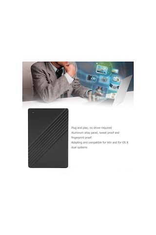 Youtek 250gb 2.5" Taşınabilir Disk, Usb 3.0 5gbps Hızlı Aktarım, Alüminyum Gövde, Win/os Uyumlu, Plug & Play Dış Hard Disk