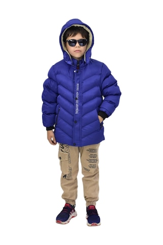 Baglan Erkek Çocuk Kapüşonlu Mont Bs-0411 İndigo