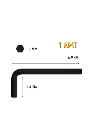 Cer-pa Norm Tekli Alyan Kısa - 3.0 Mm. - 1 Adet