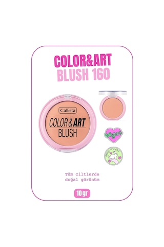 Callista Color Art Blush Toz Allık - 160 Rosy Glow