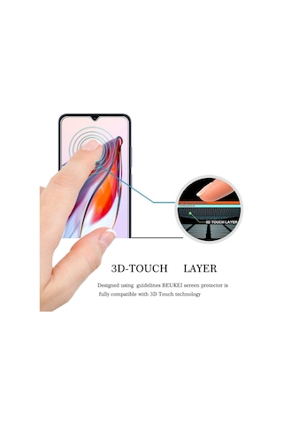 Xiaomi Uyumlu Redmi 13c Ekran Koruyucu Cam Tam Kaplar Temperli Zırh