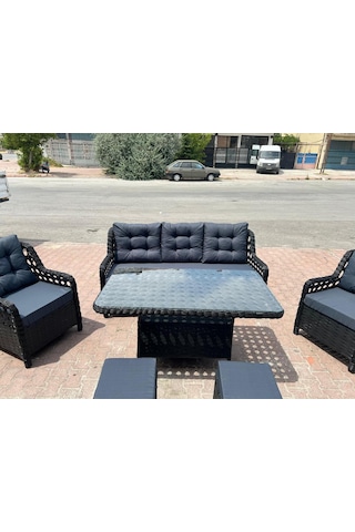 Desing Bahçe Mobilyasi Siyah