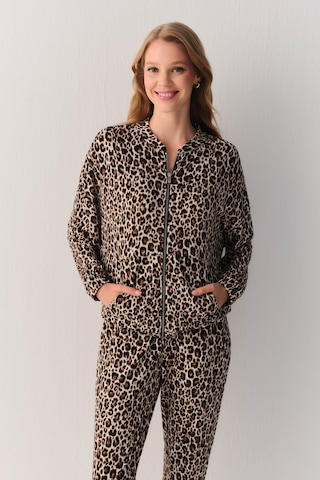 Suwen Leo Lunge Eşofman Üstü Sh27406628s1293 Leopar Desenli
