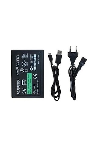 Sony Ps Vita 2000 Uyumlu Şarj Cihazı Adaptörü Ve Micro Usb Kablo Seti 5v 1500ma