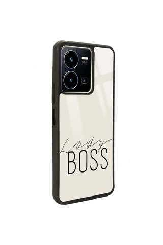 Lady Boss Tasarımlı Glossy Telefon Kılıfı Çok Renkli