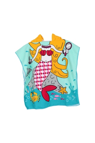 Suntek Çocuklar Sörf Plaj Kapüşonlu Panço Değişen Bornoz