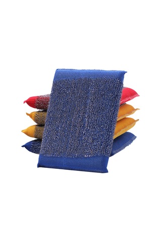 Youtek Siyah Çift Yönlü Temizleme Bloku - Çelik Teli Ve Sponge İle Zor Lekelerden Kurtul, Tencere/bardak Temizliği İçin Güçlü Aracı Siyah