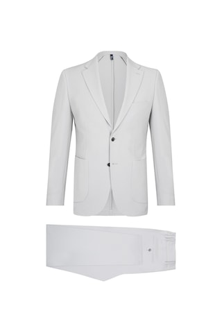 Hatemoğlu Gri Slim Fit Mono Yaka Casual Takım Elbise