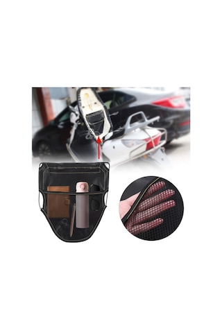Glanz Sele Altı Organizer Çanta Motosiklet Scooter Kılıf Çantası Siyah