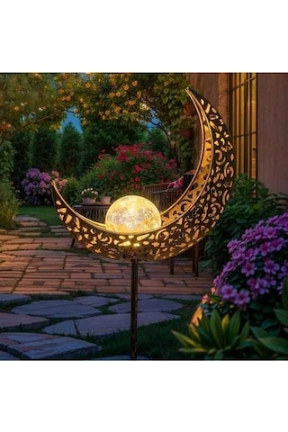Trendooze Gaojunshop01 3d Ay Işığı, Ip65 Su Geçirmez Ay Bahçe Lambası
