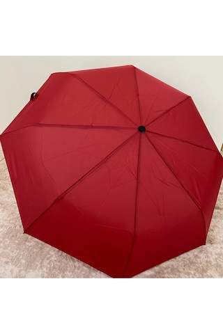Bluety Katlanabilir Otomatik Yağmur Şemsiyesi Bordo
