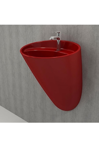 Bocchi Venezia Asma Monoblok Lavabo Parlak Kırmızı 1083-019-0126