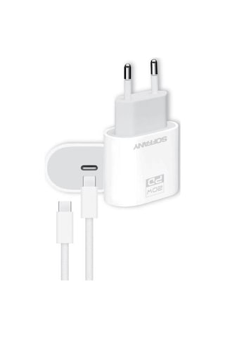 Apple Uyumlu iOS 20w Pd Şarj Seti +type-c To Type-c
