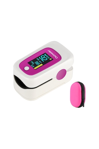 Sones M160 Parmak Nabız Oksimetresi Gül Kırmızısı