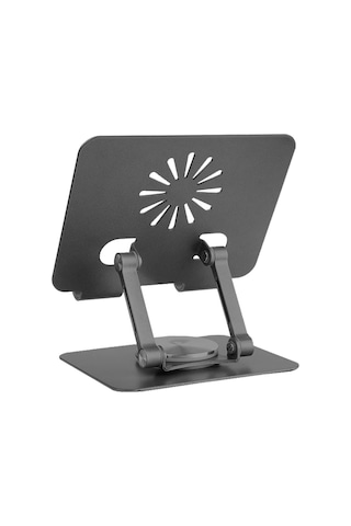Plentiful Tablet Stand 360 Derece Dönebilen Metal Alüminyum Katlanır Stand