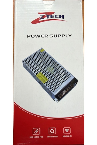 Ztech Zr-1210 12 Volt 10 Amper Metal Kalın Kasa Adaptör