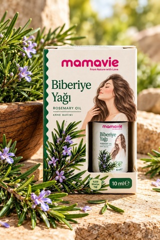 %100 Saf Biberiye Yağı 10 Ml Rosemary Oil, Saç Bakımı Ve Aromaterapi İçin Bitkisel Yağ - 937409480