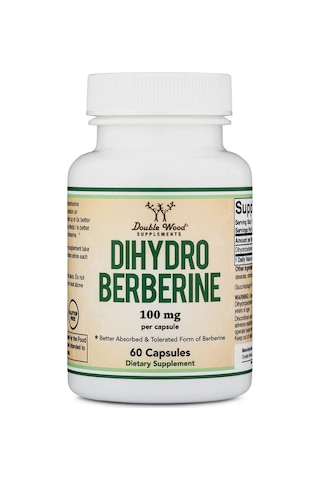 Double Wood Dıhydro Berberine 100 Mg 60 Kapsül Better Absorded & Tolered Form Of Berberine