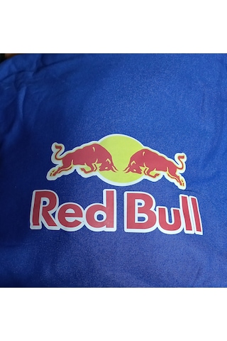 Oto Koltuk Kılıfı Universal Esnek Penye Kumaş Redbull Temalı Mavi Renk 1 Takım