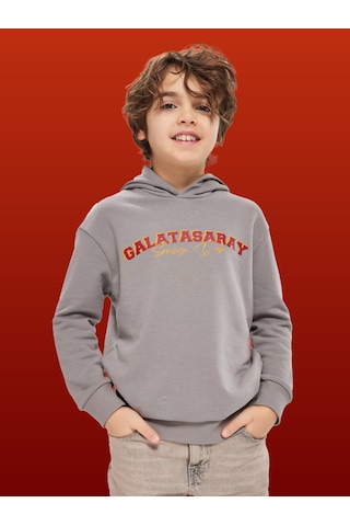 Galatasaray Çocuk Hoodie C251034 Koyu Gri