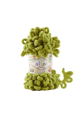 Alize 5 Adet Puffy El Örgü Ipliği 5'li Paket - 100 Gr. 9 Mt. Parmak Örgü Ipi - Şevval Tuhafiye 11