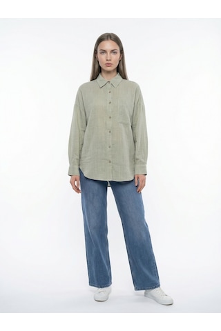 LOFT Loose Fit Kadın Gömlek U.kol Lf2042160 Q1.v1 Çok Renkli