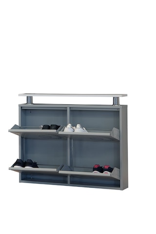 Kaser Metal 2+2 Li Metal Ayakkabılık Gri