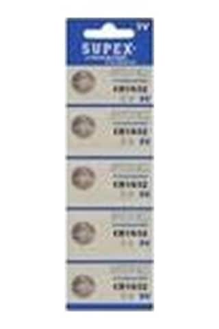 Supex Cr1632-c5 3v Lityum Düğme Pil 5'li Paket