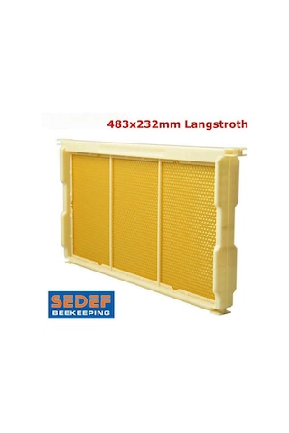 Plastik Hazır Petekli Çerçeve İşçi Arı- Langstroth 02560