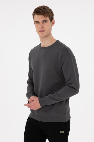 U.S. Polo Assn. Erkek Comfort Fit Bisiklet Yaka Antrasit Sweatshirt 50293438-VR006