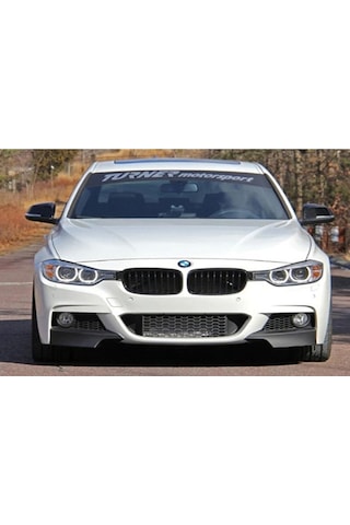 Bmw F30 3 Serisi M Performance Ön Flap Set PBlack 2012 - 2018