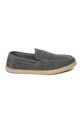 Bestello Bağcıksız Eva Taban Loafer 028-7020 Erkek Ayakkabı Grı Suet