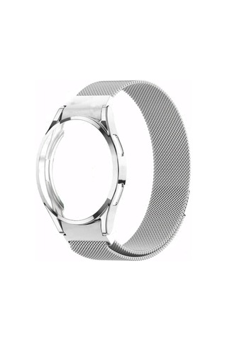 Samsung Galaxy Watch 4 Kordon 40-42-44-46 Mm Metal Hasır Magnetic