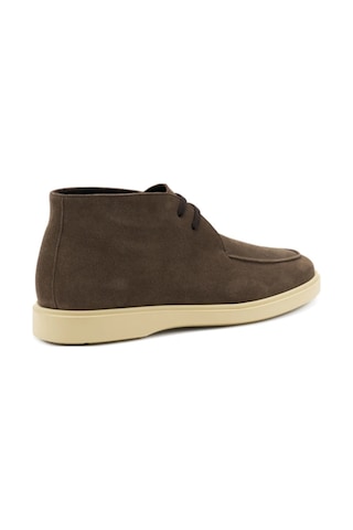 Bot Erkek 20c3 Frau Waxy Laced Shoes Pepecream Browncream Pepecream