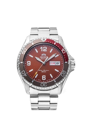 Orient Ra-aa0820r19b Otomatik Çelik Gri Kırmızı Kadran Safir Cam 42 Mm Erkek Kol Saati Gri
