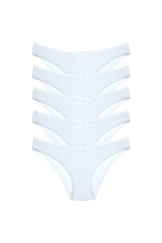New Lilla 1101 Bikini Kadın T. Dantelli Külot Paketi (555344024)