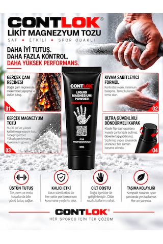 Likit Magnezyum Tozu - Elite Series Liquid Chalk 50cc - Calisthenics, Crossfit, Powerlift, Arm Wrestling, Fitness, Pole Sport