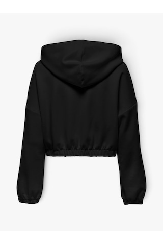 Only Onlscarlett Lıfe Ls Zıp Hood Swt Noos Kadın Siyah Sweatshirt - 15346449