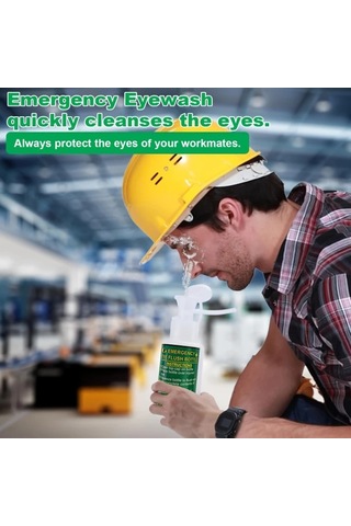 Willowhaven Universal Taşınabilir Göz Yıkama İstasyonu 16.09oz Kapasiteli Ergonomik Nozullu