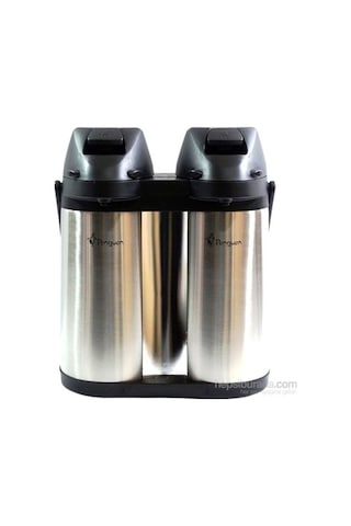 Penguen 1240 XL İkili 1.9 + 1.9 LT Pompalı Çiftli Çelik Termos 3.8 LT Penguen 1240 XL İkili 1.9 + 1.9 LT Pompalı Çiftli Çelik Termos 3.8 LT
