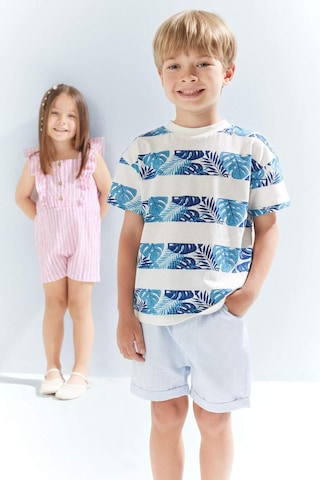 DeFacto Erkek Bebek Beli Lastikli Şort C3420A525SMBE177 Mavi