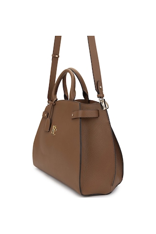 Tamer Tanca Kadın Hakiki Deri Taba El Çantası 301 7778 Bn Canta Y24 Taba Fltr Taba