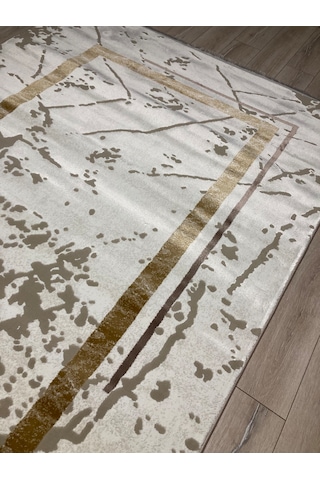 Yağmurser Halı Altın Varaklı 200x290 Ebatlı+yumuşak Halı