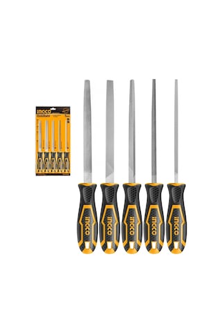 Ingco HKTFS0508 Endüstriyel 5'li Eğe Seti