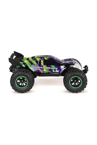 40 Cm Dev Boy 4x4 Uzaktan Kumandalı Araba 1:16 Ölçek Şarjlı Off-road Arazi Aracı Mor Yeşil