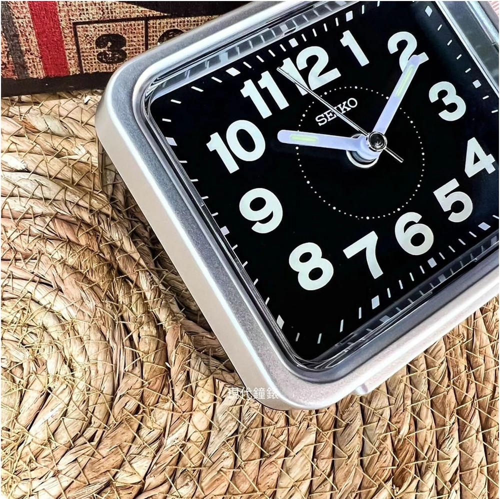 Seiko Clock Qhk062s Masa Saati Siyah