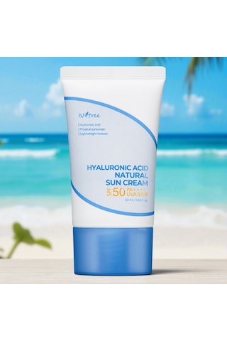 Isntree Hyalüronik Acıd Natural Sun Cream Doğal Güneş Kremi Spf 50+ Pa++++ 50 Ml