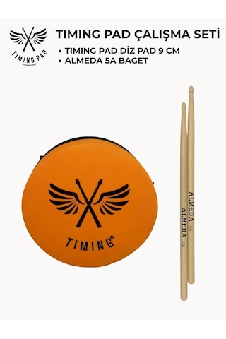 Timing Pad Çalışma Seti Diz Pedi 9 Cm + Baget